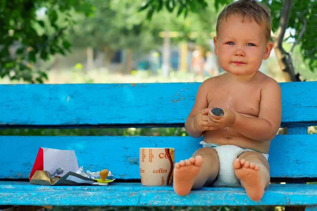 Guatemalan toddlers drink coffee. The benefits of caffeine.